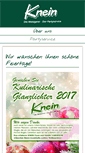Mobile Screenshot of metzgerei-knein.de