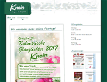 Tablet Screenshot of metzgerei-knein.de
